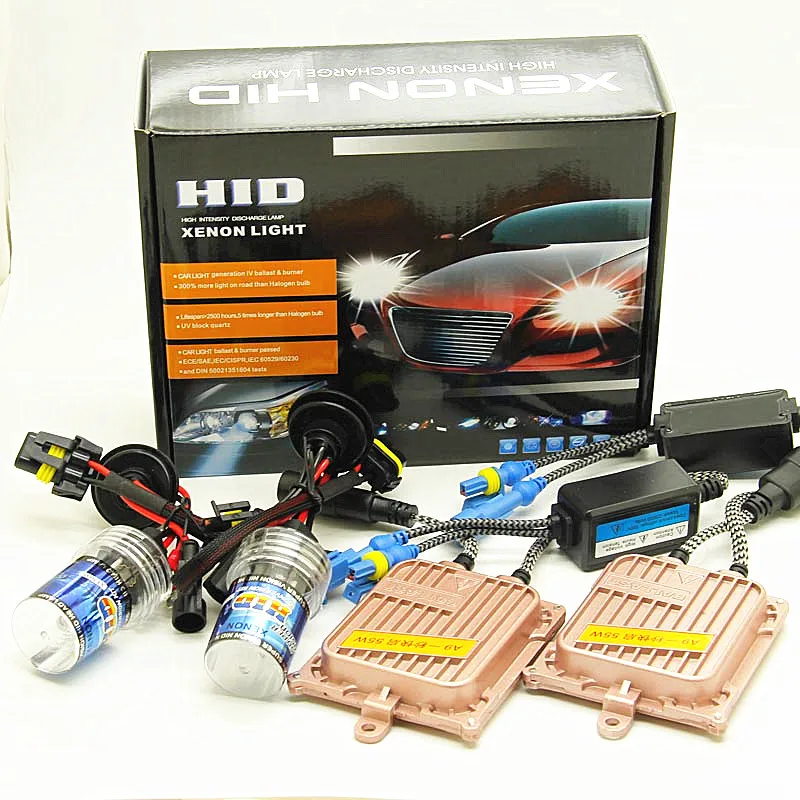 Ксеноновый комплект HID H7 H1 H3 12 В 55 Вт H4 H8 H9 H11 880 881 4300K 6000K 8000K 10000K|Лампы для