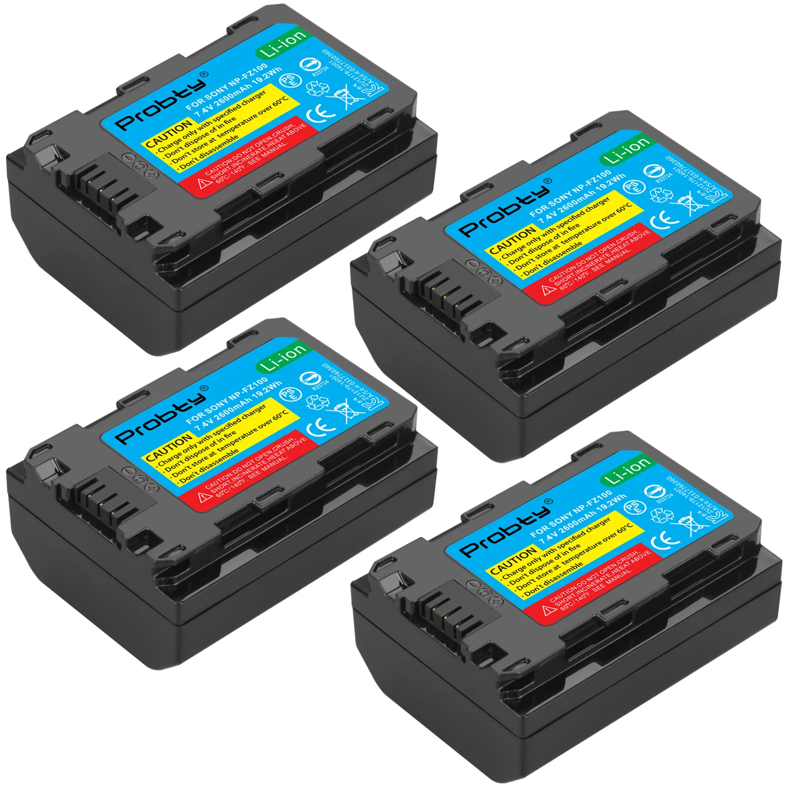 2600mAh NP NP-FZ100 NPFZ100 FZ100 Bateria +