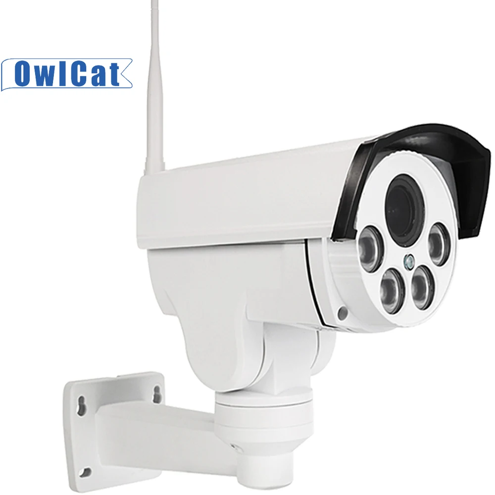 OwlCat SONY HD 2MP 5MP открытый пуля PTZ IP камера Wifi 5X 10X оптический зум ИК ночного Onvif SD карта
