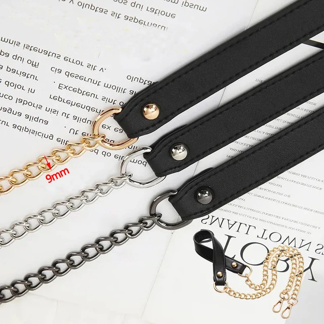 60cm/120cm Handbag Metal Chains Shoulder Bag Strap Diy Purse Chain  Detachable Replacement Purse Chain Strap For Crossbod