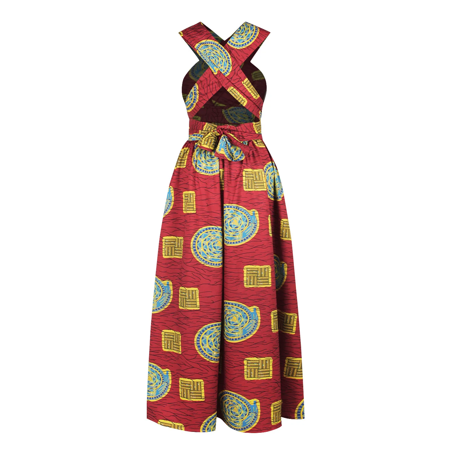 Longue Robe Africaine Wax Pour Femmes 119 Longue robe africaine wax pour femmes 118