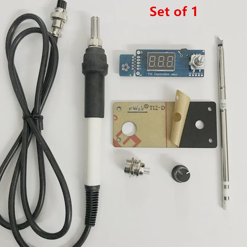 

Fwxk T12 electric soldering digital tube display welding table kit
