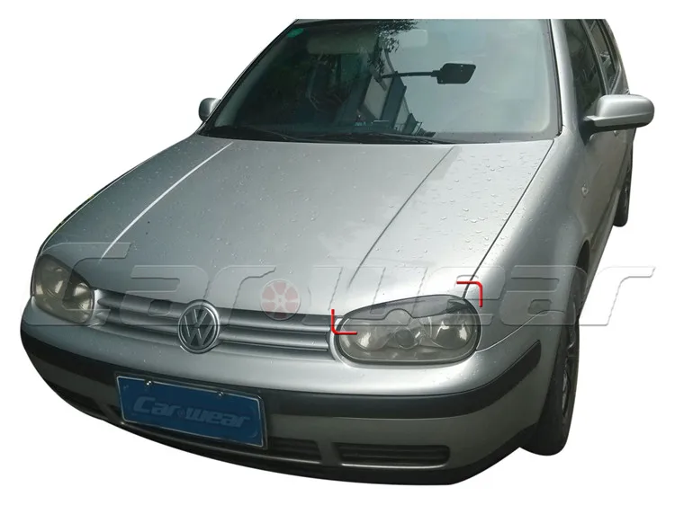 Подходит для Volkswagen Golf 4 Refit Carbon Fiber High 4 ЛАМПА бровей фары декоративные брови
