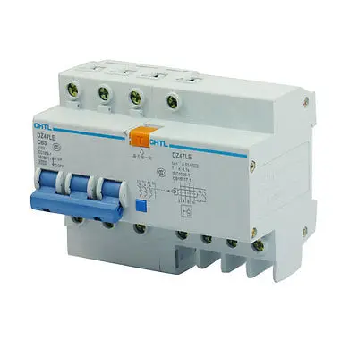 

DZ47LE 3 Pole 63A Mini Circuit Breaker + DZ47LE Earth Leakage Circuit Breaker