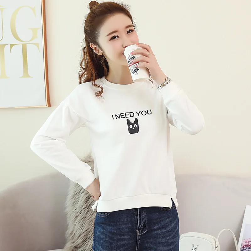

Autumn Clothing New Style Nursing Hoodie 2018 Crew Neck Long-sleeved Pullover Nursing out Clothes Pregnancy Korean-style Tops T-