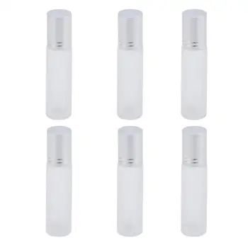 

6pcs Metal Roller Balls Bottle Convenient Interesting Roll Glass Bottle For Children Adult