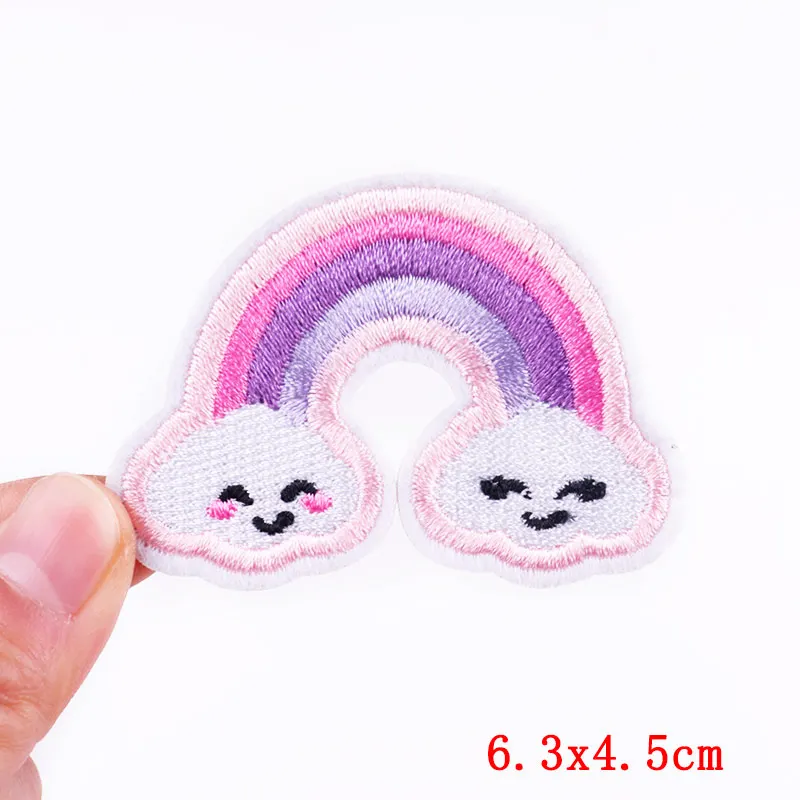 Cartoon Corgi Embroidery Patch Animal Unicorn Cat Patches For Clothing Thermoadhesive Patches Letter Love Patches On Clothes 