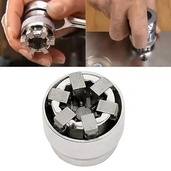 

3/8\" Magical Universal Screw Wrench Socket Adjust 10-19mm Multifunction Sleeve