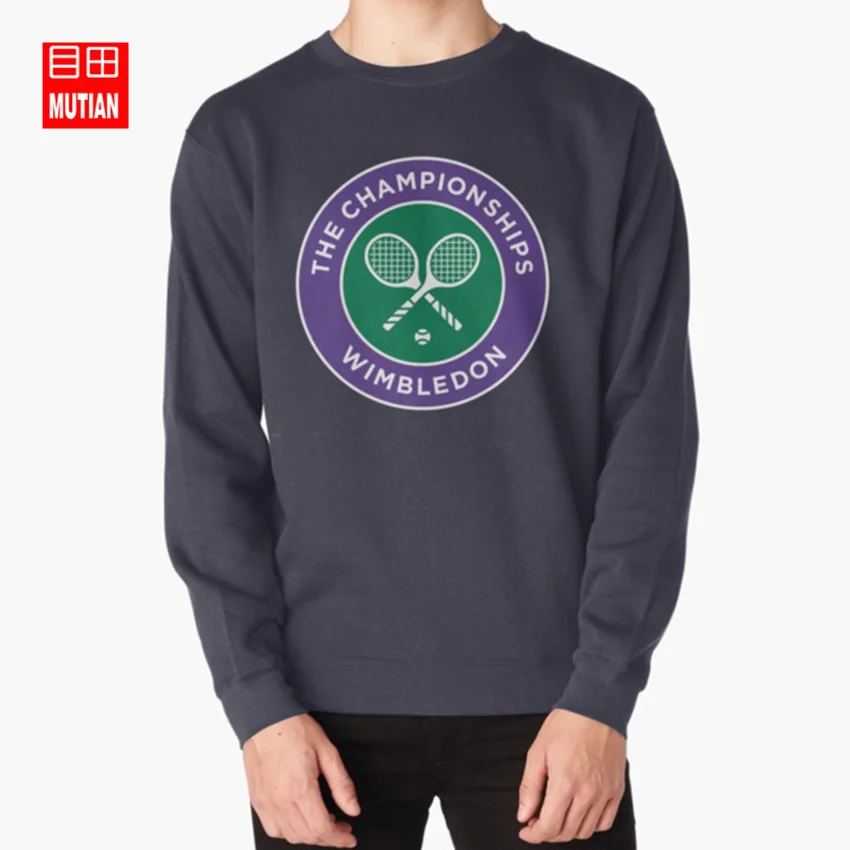 Уимблдон толстовки теннис Уимблдон Топ Лето - Цвет: navy-sweatshirt