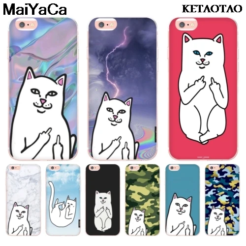 Чехлы для телефонов KETAOTAO прозрачные мягкие чехлы из ТПУ с кошачьим рипдипом и