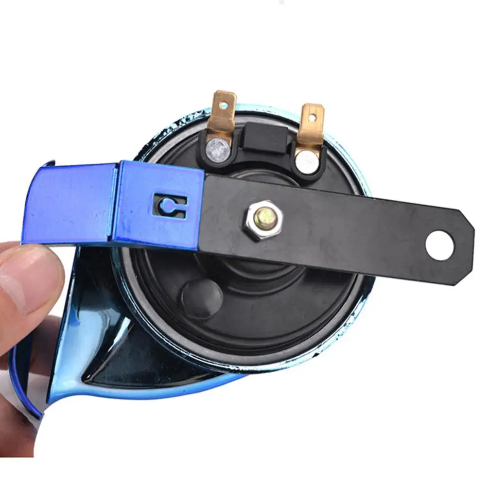 Billige Universal 12V 130db Auto Schnecke Horn Motorrad Lkw Auto Sound Signale für eine Auto Sirene Laut Air Spezielle Auto signal Wasserdicht