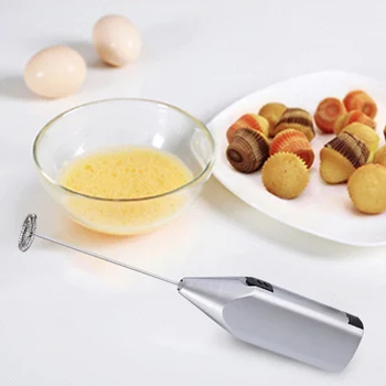

Electric Milk Frother Handheld Kitchen Drink Foamer Whisk Mixer Blender Stirrer Coffee Creamer Whisk Frothy Whisker Egg Beater