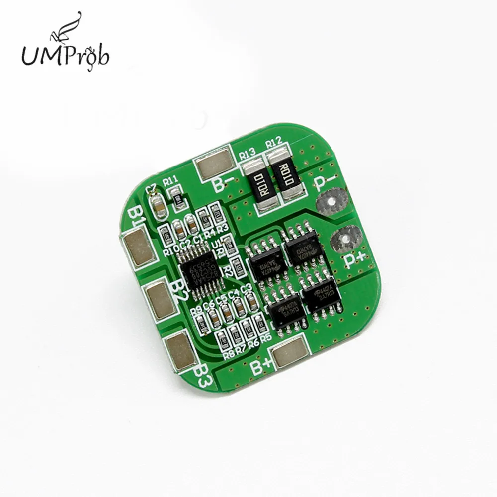 Защитная плата PCB для литий ионных батарей 20 А 14 8 в 16 18650 BMS PCM|Интегральные схемы| |