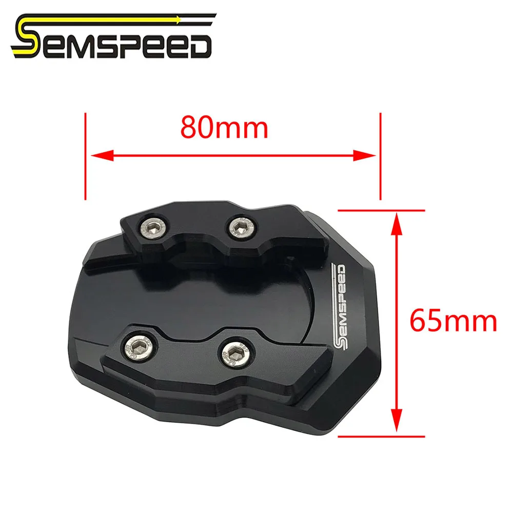 SEMSPEED мотоциклетная Подножка для ног, Накладка для Honda ADV150 ADV 150 adv150, выдвижная подставка, опорная пластина