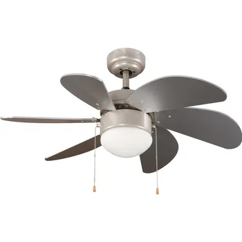 

Ceiling fan with light Basic Silver