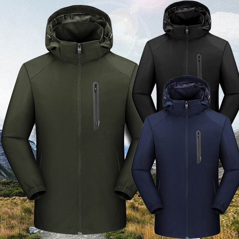 

SJ-MAURIE Men Hiking Jackets Waterproof windproof,breathable, anti-fouling Outdoor Sports Coats Skin Male Jacket
