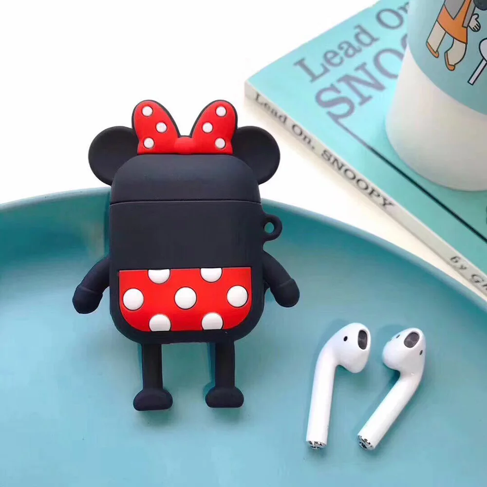 GJ0207 Милый человек-паук беспроводной Bluetooth чехол для наушников для Apple AirPods 2 Силиконовый зарядный чехол для наушников s для Airpods защитный - Цвет: GJ0207