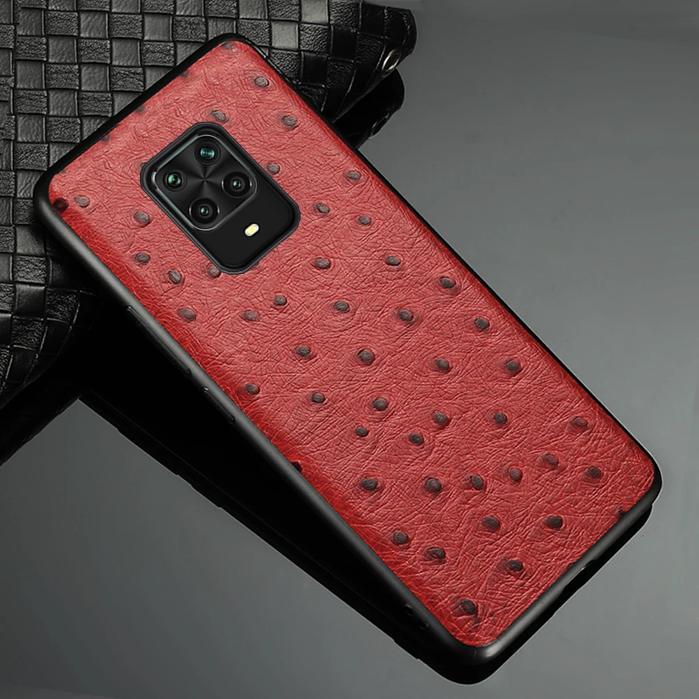 Чехол-накладка для Xiaomi Redmi Note 9 Pro 9S 8 8T 7 5 Mi 10 9T Lite A3 A2 из натуральной кожи | Мобильные
