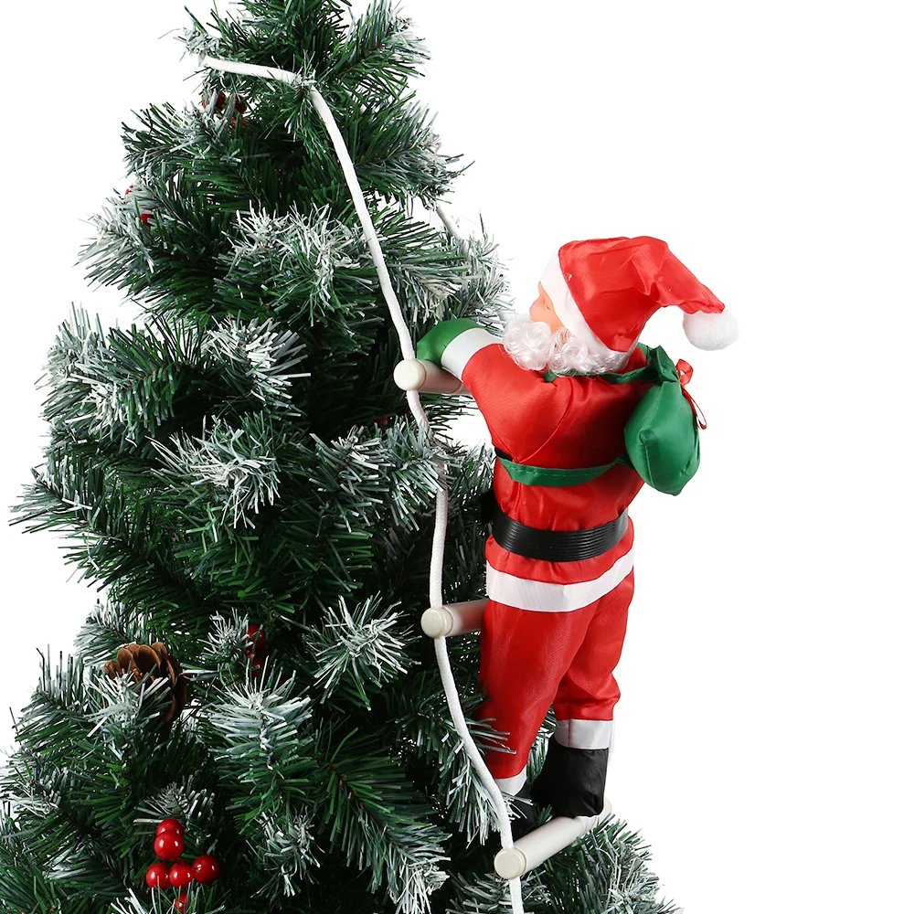 Details about   2019 Christmas Pendant Ladder Christmas Santa Claus Doll Treeew Year Decorations 
