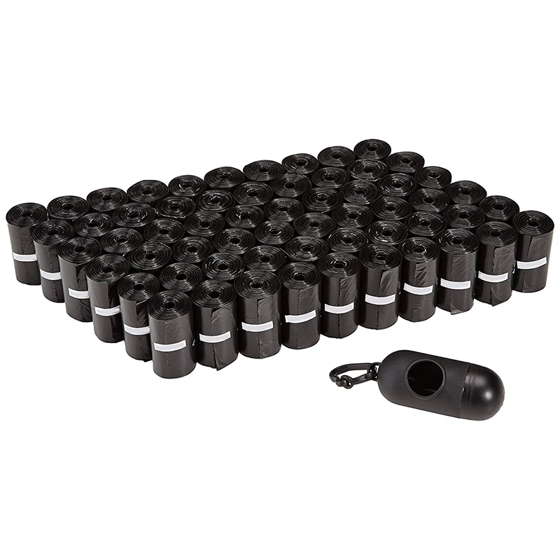 Rollo de bolsas de basura para residuos de perros y gatos, bolsas grandes para rellenar, para exteriores, hogar, suministros para mascotas, 120 rollos, 15 Bolsa para popó