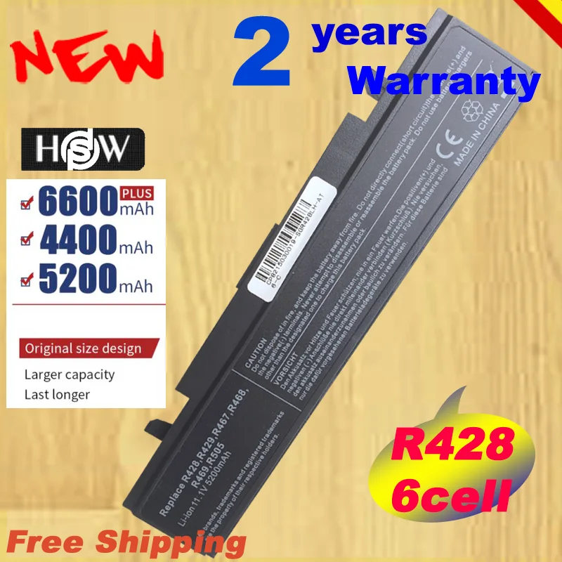 Аккумулятор для ноутбука HSW R428 SAMSUNG R540 R530 RV520 R528 RV511 NP300 R525 R425 RC530 R580 с функцией