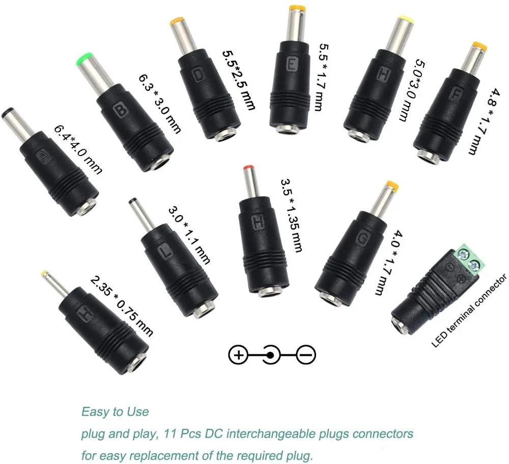 12V 5A+11 DC Jack (7)