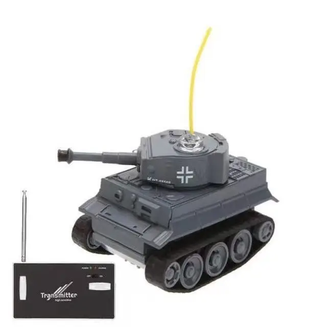 4CH Mini RC Tank Car Electronic Radio Micro Model High Simulation Remote Control Electronic Tiger Tank Boy Gifts Toys For boys 4