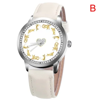 

Cartoon Cat Watch Quartz Watch with Alloy/PU Leather Strap Simple Fashion Watch for Girls Students LXH часы женские