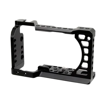 

Camera Cage Video Film Movie Making Stabilizer with 1/4" 3/8" Screw Hole for Sony a6500/a6000/a6300/a6400/a6500 DLSR Camera