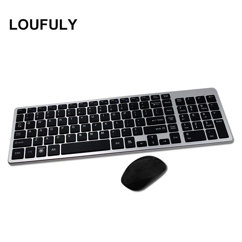 

2.4G Wireless Keyboard Mouse Wireless Ultra-thin Keyboard And Mouse Set 2.4G For Computer Office