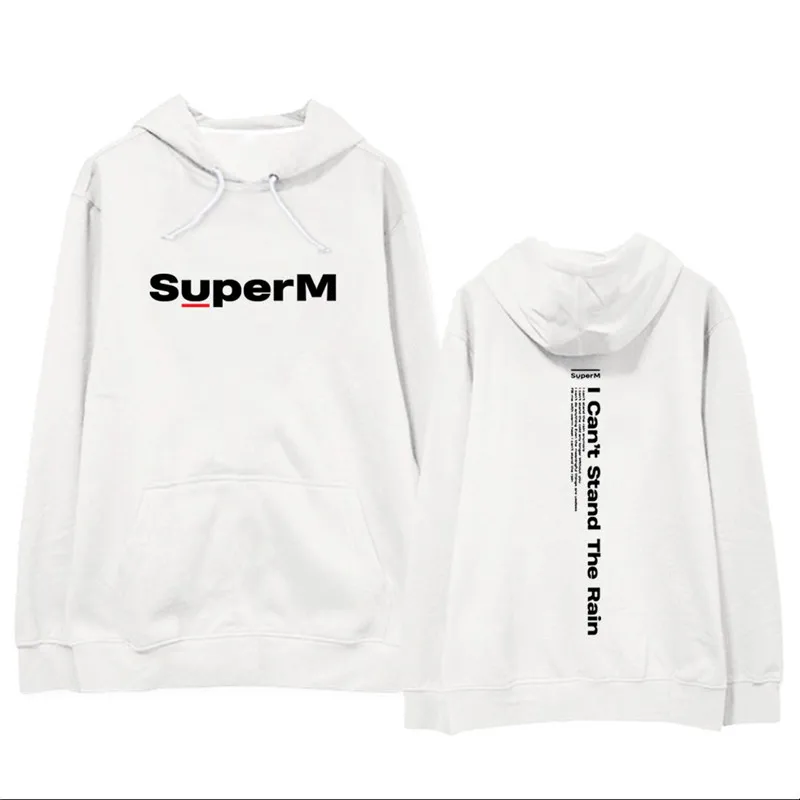 KPOP SuperM Super M We Are The Future Live JOPPING Album оверсайз худи уличная одежда Свободный пуловер