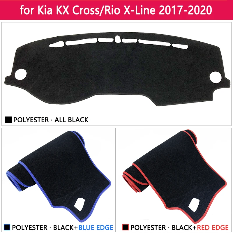 Для KIA KX Cross Rio X-Line Противоскользящий коврик на приборную панель солнцезащитный коврик защитные аксессуары с покрытием