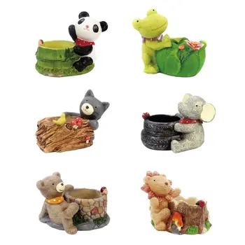 

Small Animal Succulent Flower Pot Decoration Resin Flower Pot 27RF
