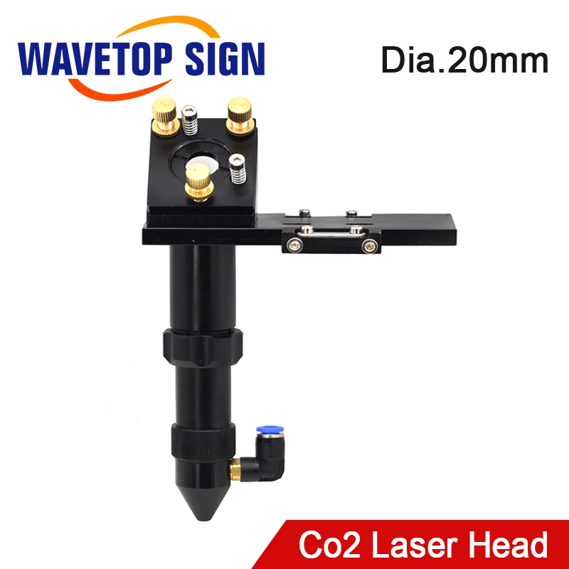Лазерная головка WaveTopSign CO2 для фокусного объектива диам.20 fl. 50 8 дюйма 63 5 мм зеркало