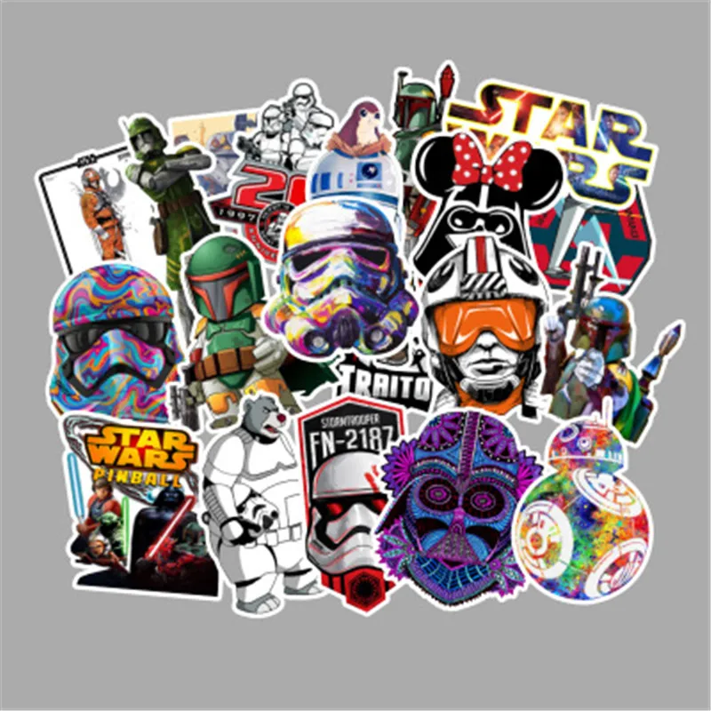 

100 Pcs/set Cartoon Marvel Anime PVC Waterproof Stickers Kids Toys Decor Suitcase Bicycle Car Guitar Skateboard