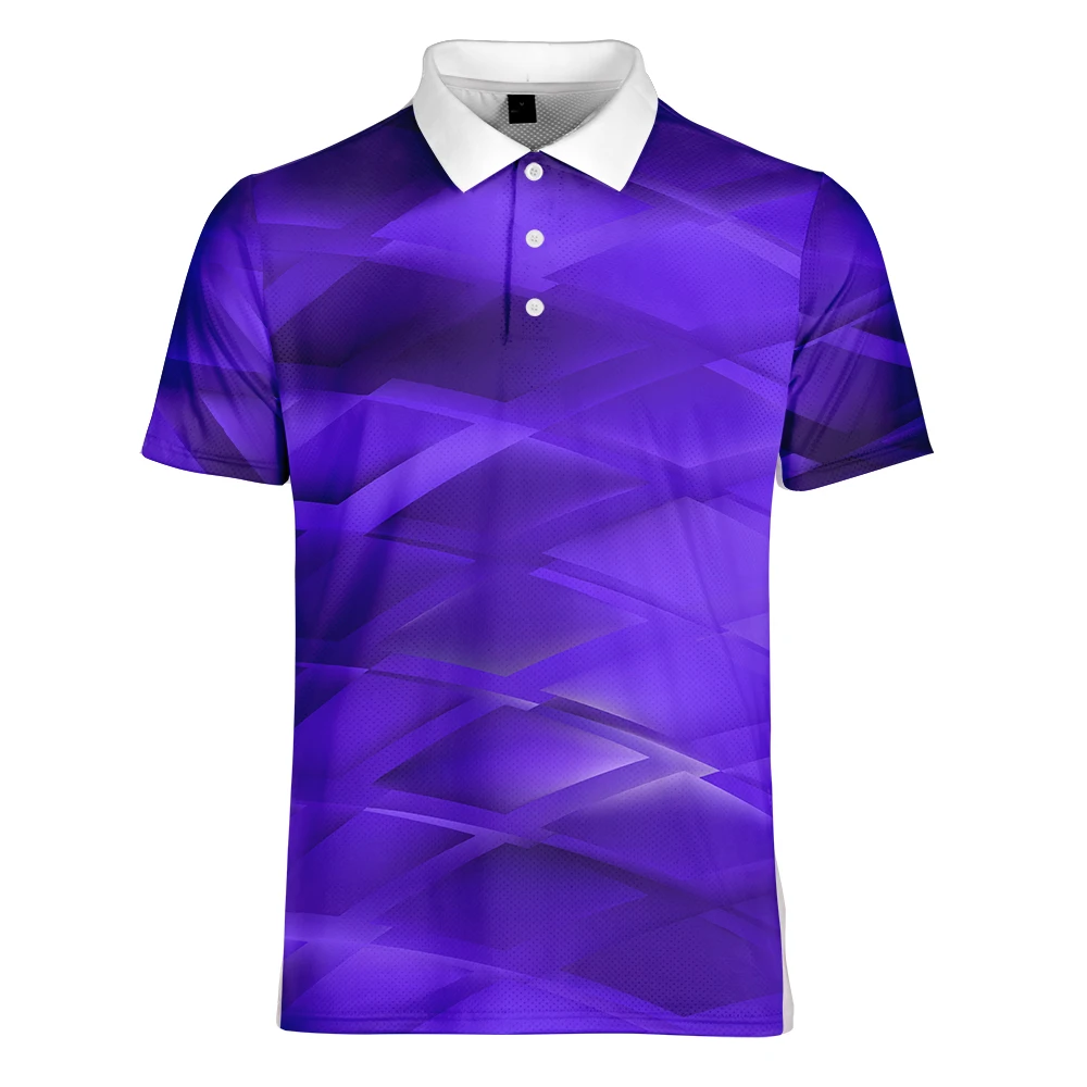 

WAMNI Brand Fashion Glamour Purple Business 3D Polo Shirt Man Sport Loose Harajuku Casual Polo-shirt Gentleman Accessories