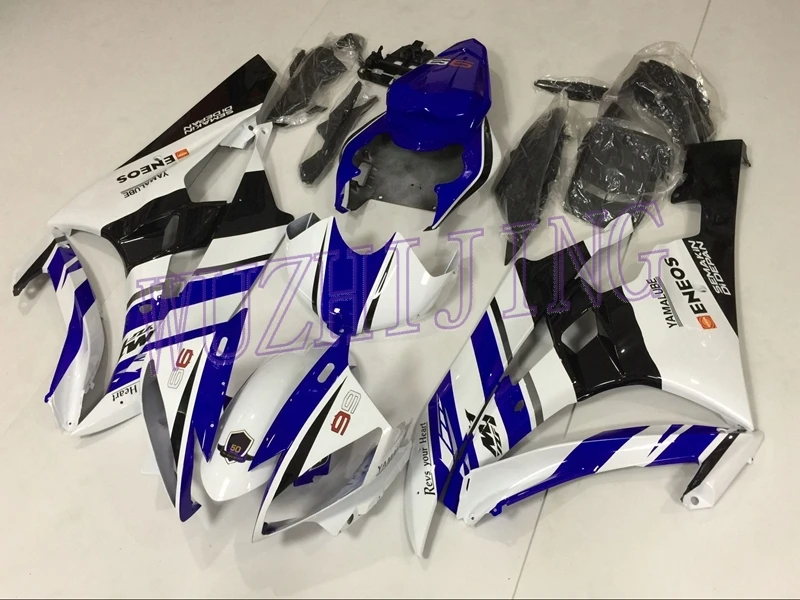 Пластиковые обтекатели для YAMAHA YZFR6 2006 комплекты обтекателей 06 синие белые черные