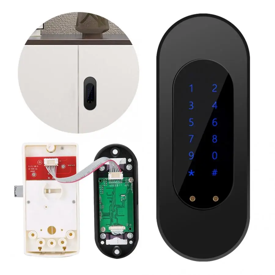 Electronic Cabinet Lock Real-Time Monitoring Bluetooth APP Password Card Touch Smart Bluetooth Lock