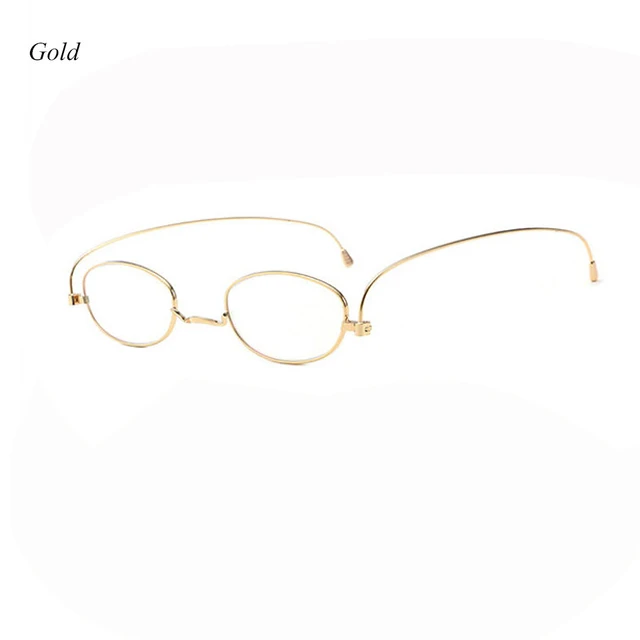 IENJOY Blue Light Blocking Glasses Reading Glasses Men Women Portable Foldabe Presbyopic Paper Glasses Reader 1.0 to 3.0 - Цвет оправы: GOLD