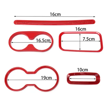 

ABS Decoration Trim Cover Replacement Interior 18pcs For Jeep Wrangler JK 2011-2017