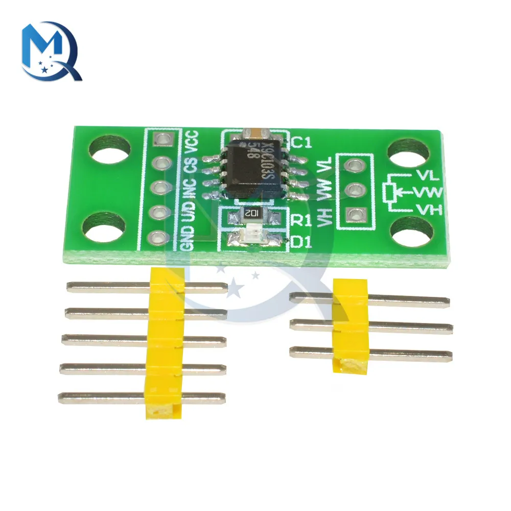 Módulo De Potenciómetro Digital DS3502 I2C - Compatible Con Arduino, 3.3V-5V, 10 KΩ, 256 Pasos