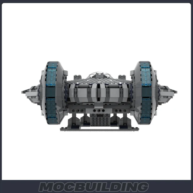 NEW Space Wars Tj YT-985 Model MOC Building Blocks Bricks DIY Assemble Space Transport Ship Toys Kids Gifts 4