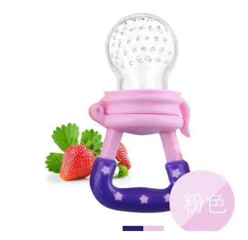 Pink S Детская пустышка портативная бутылка для свежего фрукта еда приспособление для подачи пудры безопасный продукт для детей соски для новорожденных - Цвет: Pink S
