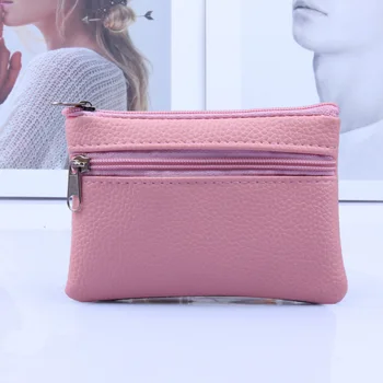 

2020 New PU Leather Coin Purse Women Small Wallet Change Purses Mini Zipper Money Bags Children's Pocket Wallets Key Holder