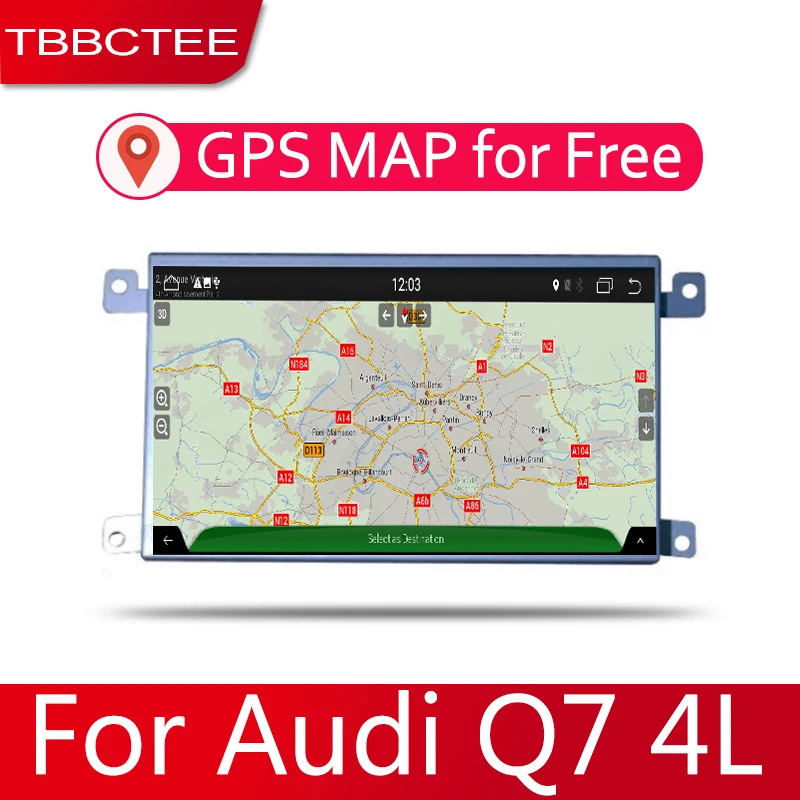 Excellent 2din Car multimedia Android Autoradio Car Radio GPS player For Audi Q7 4L 2006~2015 Bluetooth WiFi Mirror link Navi 3