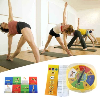 

54Pcs Yoga Pose Cards Toys Fun Family Yoga Game of Flexibility and Balance For Children Gift Visual Perception Educational