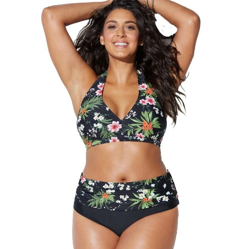 plus size halter bathing suits