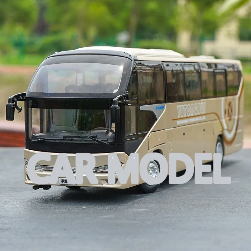 Масштаб 1:42 игрушечные автомобили из сплава yutong ZK6128HQB модель автомобиля для