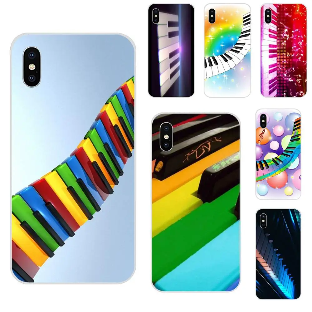 Радуга 3d клавиши пианино Tumblr вдохновил для Huawei NOVA 2 V20 Y3II Y5 Y5II Y6 Y6II Y7 Y9 G8 G9 GR3 GR5 GX8 Prime