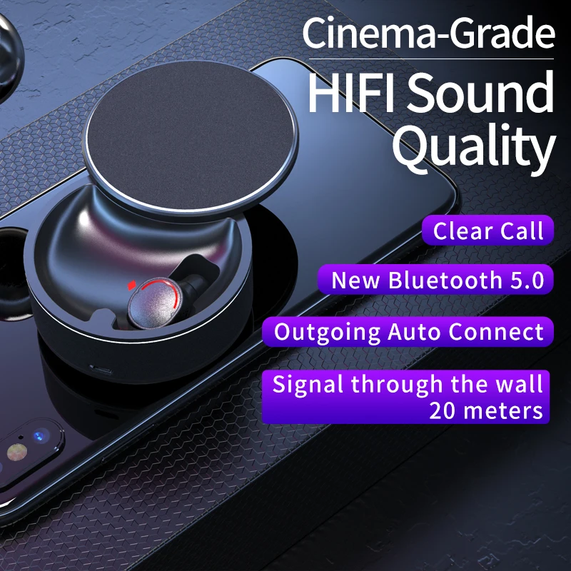 ME 8 TWS Wireless Bluetooth Earphone Sport Headset HIFI Bluetooth 5 0 Binarual Call Waterproof Gaming earbuds for Android Iphone